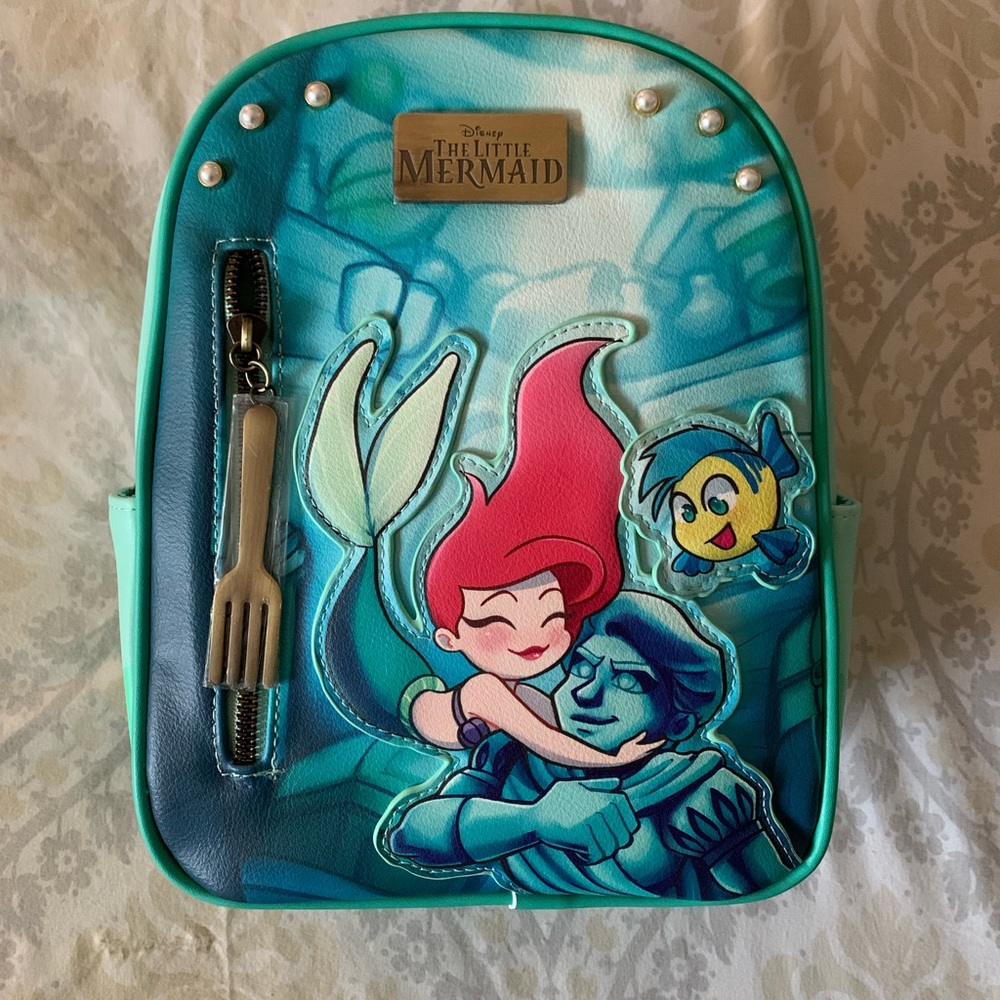 NWT Disney Little Mermaid Loungefly Mini Backpack